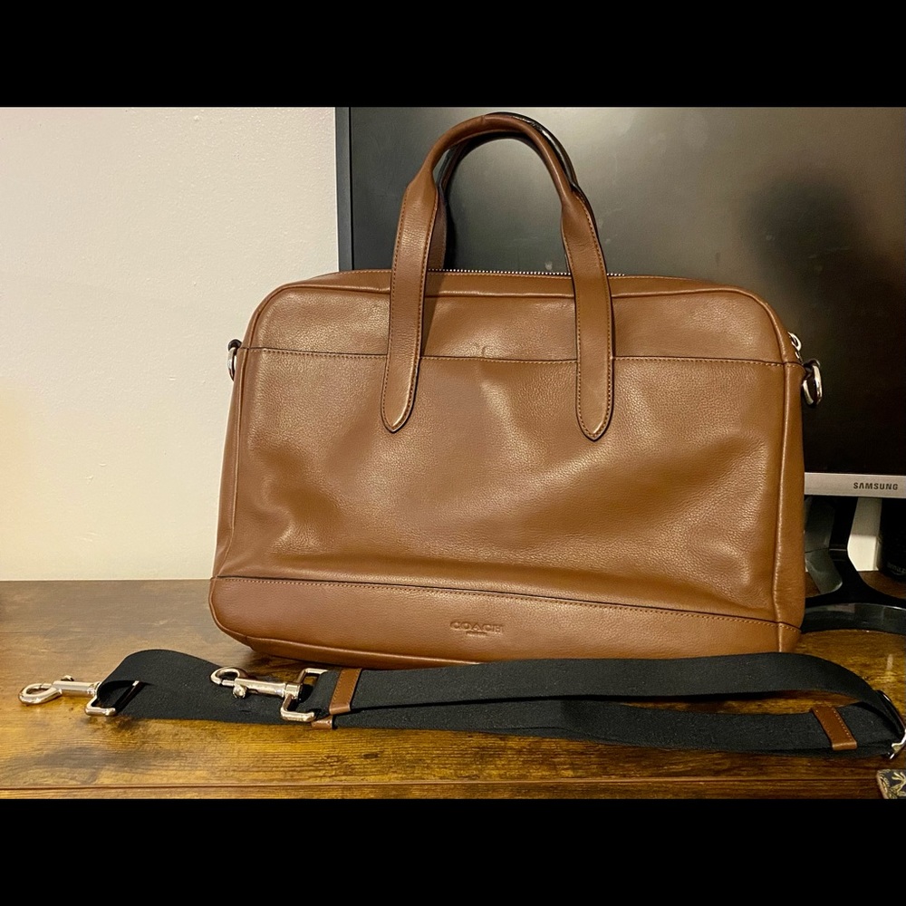 Coach Hamilton Leather Briefcase